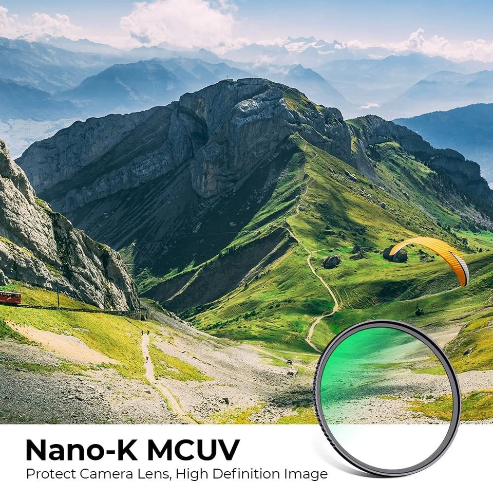 K&F Concept 39mm MCUV Lens Filter Slim Optic Glass Frame Multi Resistant Coating - Image 2 of 4