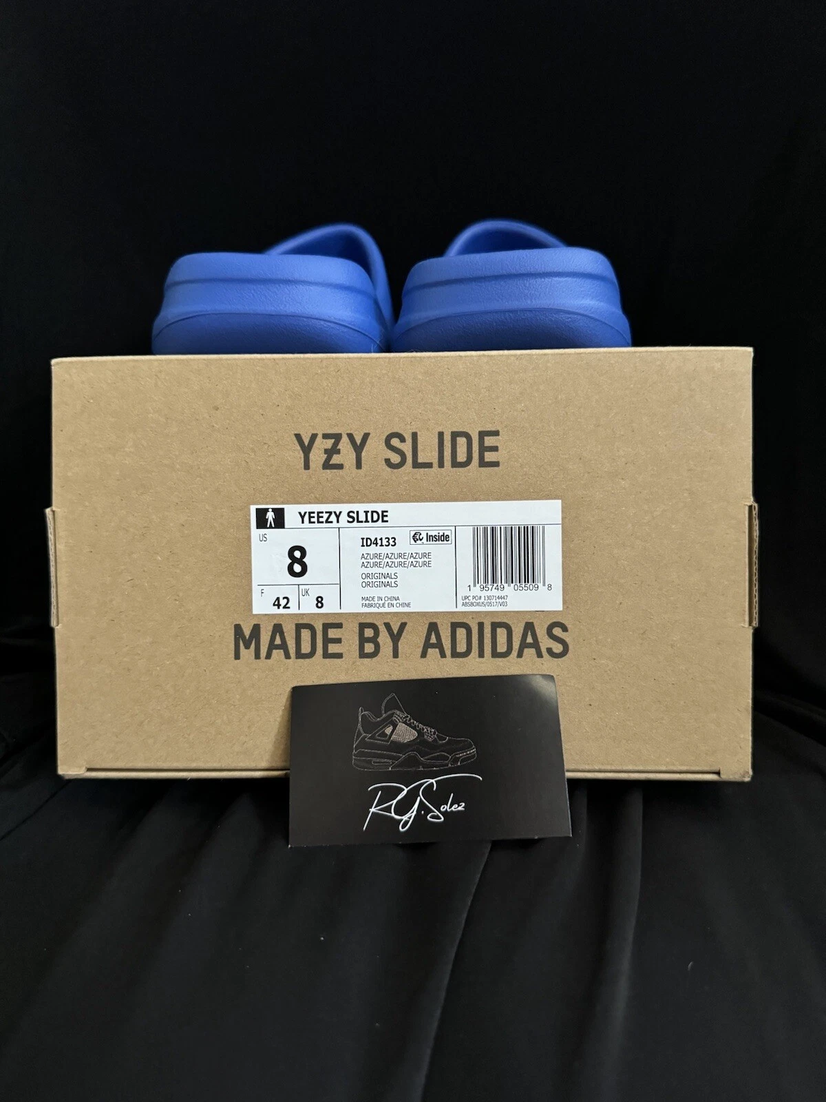 ADIDAS Yeezy Slides ""Azure"" taglia 8