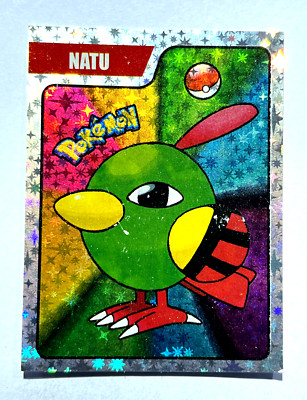 2024 POKEMON Last Evolution Sticker #088 NATU PERU Limited Edition Foil