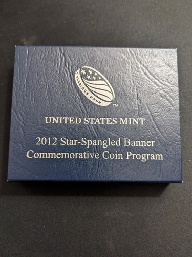 2012 Star-Spangled Banner Commemorative Silver Dollar Unc. - Picture 3 of 3