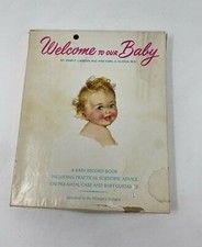 Vtg 1950 Welcome To Our Baby Book Record Book Story NEW Unused Z3