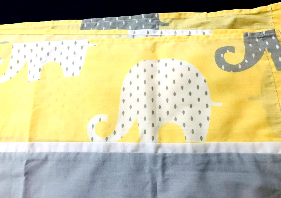 Nuevo Nojo Cuna Ropa de Cama Falda Bebé ELEFANTE Tema Guardería Sábana Plataforma Foto 3 de 4