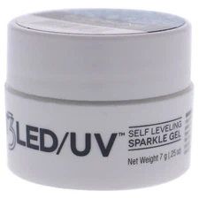 T3 Self Leveling Sparkle Gel - Blue Bling by Cuccio Pro - 0.25 oz Nail Gel