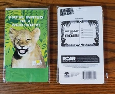 Animal Planet Lion Party Invitation Cards