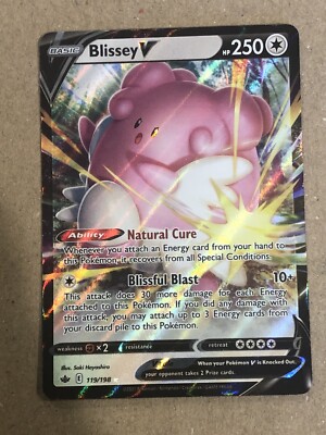 Pokmon TCG Blissey V Chilling Reign 119/198 Holo Ultra Rare | eBay Pokmon TCG Blissey V Chilling Reign 119/198 Holo Ultra Rare | eBay