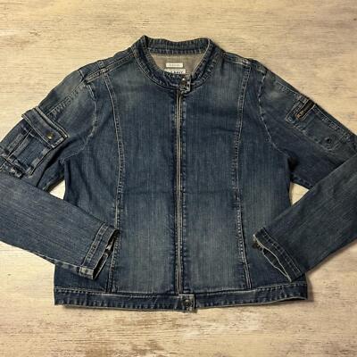 EUC Vintage 90s Y2K era Old Navy Denim Cargo Utility Jean Jacket