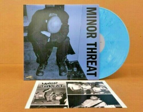 Minor Threat Self Titled BLUE VINYL LP Record MP3 & Poster 1st 2 7