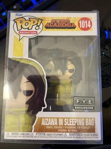 Funko Pop! My Hero Academia Aizawa In Sleeping Bag 1014 FYE Exclusive, Protector