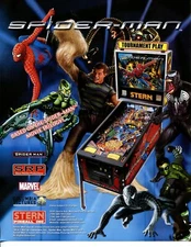 Spiderman Stern Pinball Flyer Mint / Brochure / Ad