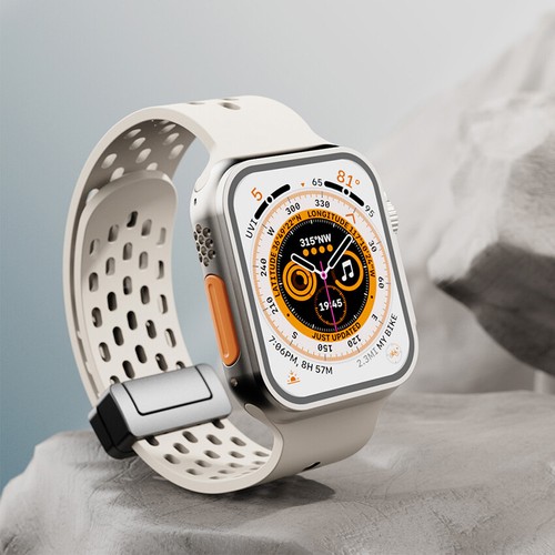 Magnetic Buckle Band Strap For Apple Watch Ultra2 9 8 7 6 5 41/45/49mm