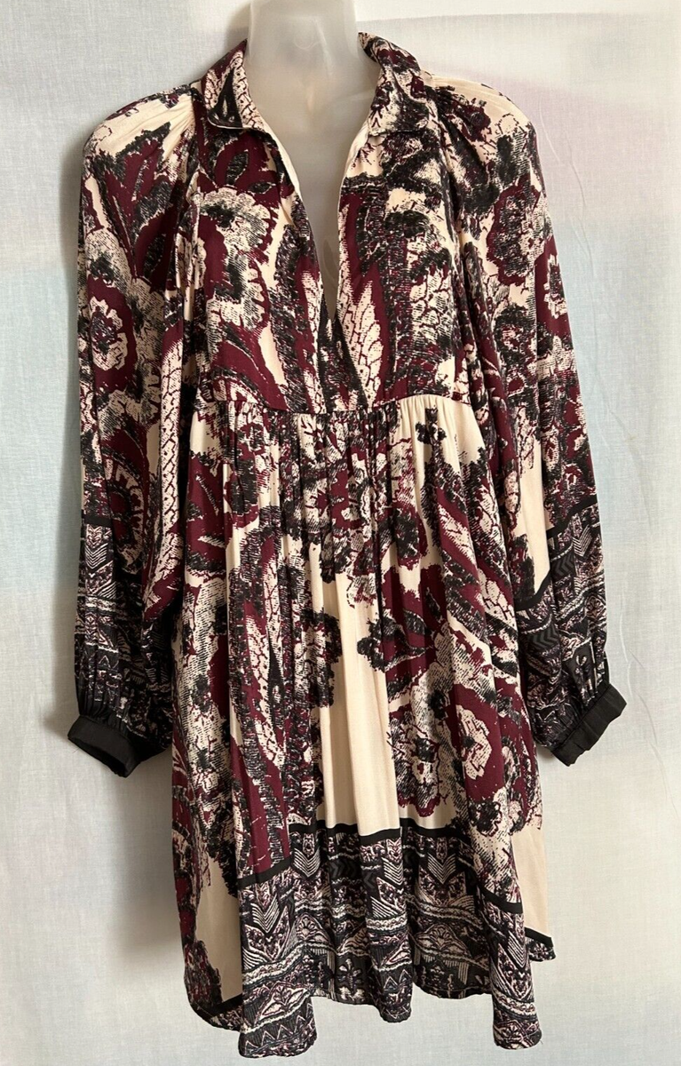 chinese dress ladies Free People Secret Origins Tunic in Pink, Romantic Free People Dresses from  Spool No.72