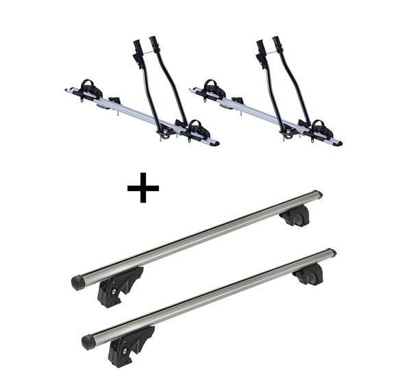 2 FahrradträGer Sagittar+DachträGer LION1 FüR FüR Mazda 626 Sw 5TüR 88-02-image
