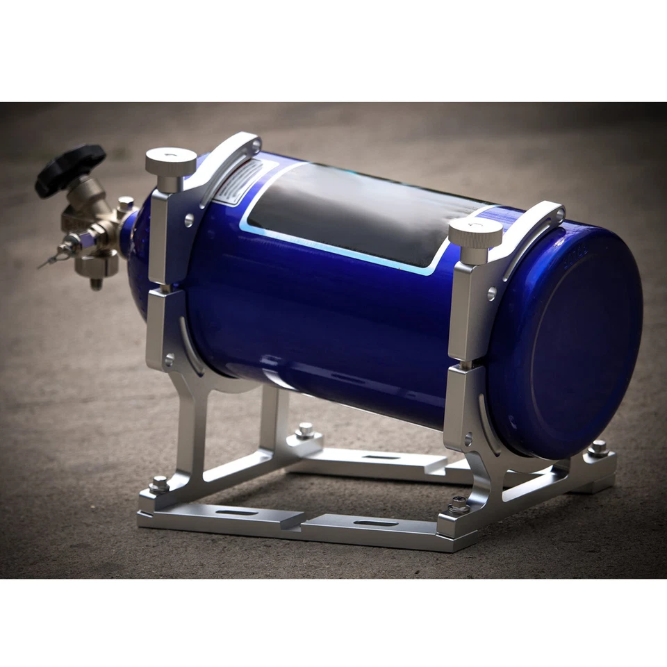 7" Nitrous Oxide Nos Billet Aluminum Single Bottle Holder Bracket Mounting - Image 3 of 4