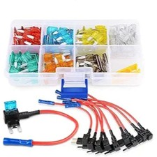 10 Pack 12V Car Add-A-Circuit Fuse Tap Adapter Mini Atm Apm Blade Fuse Holder wi