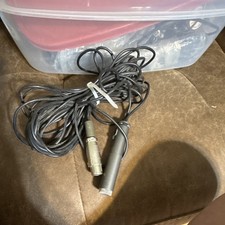 Black Vintage Shure SM11 Dynamic Lavalier Mic...