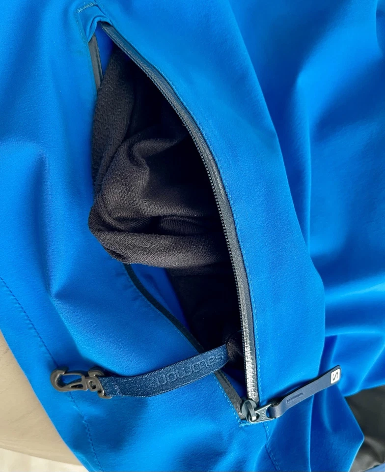 Abrigo Chaqueta de Invierno Salomon XXL Azul Brillante para Hombre - Senderismo Esquí Snowboard Foto 4 de 4