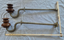 2 Große alte Isolatoren Porzellan Freileitung Betonmast Industriedesinge