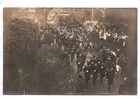 Photo postcard Seifhennersdorf parade shooters around 1910