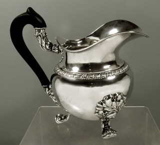 French Sterling Silver Water Pitcher c1832 JEAN FRANCOIS VEYRAT