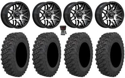 MSA Radar 15'' Wheels Black/Mach 30'' Pro Runner Tires UForce U10Pro/U10XL Pro