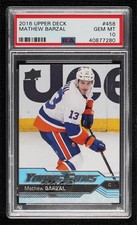 2016-17 Upper Deck Young Guns Mathew Barzal #458 PSA 10 GEM MT 0ll