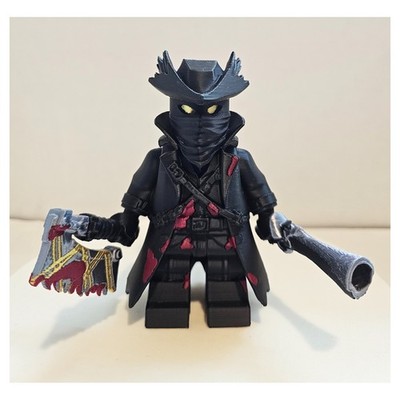 The Hunter Brick Look Figurine 3D Print - Dark Souls Elden Ring Bloodborne