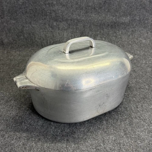 Vintage Wagner Ware Sidney 0 Magnalite 4265 P Dutch Oven Roaster 8Qt No Trivet