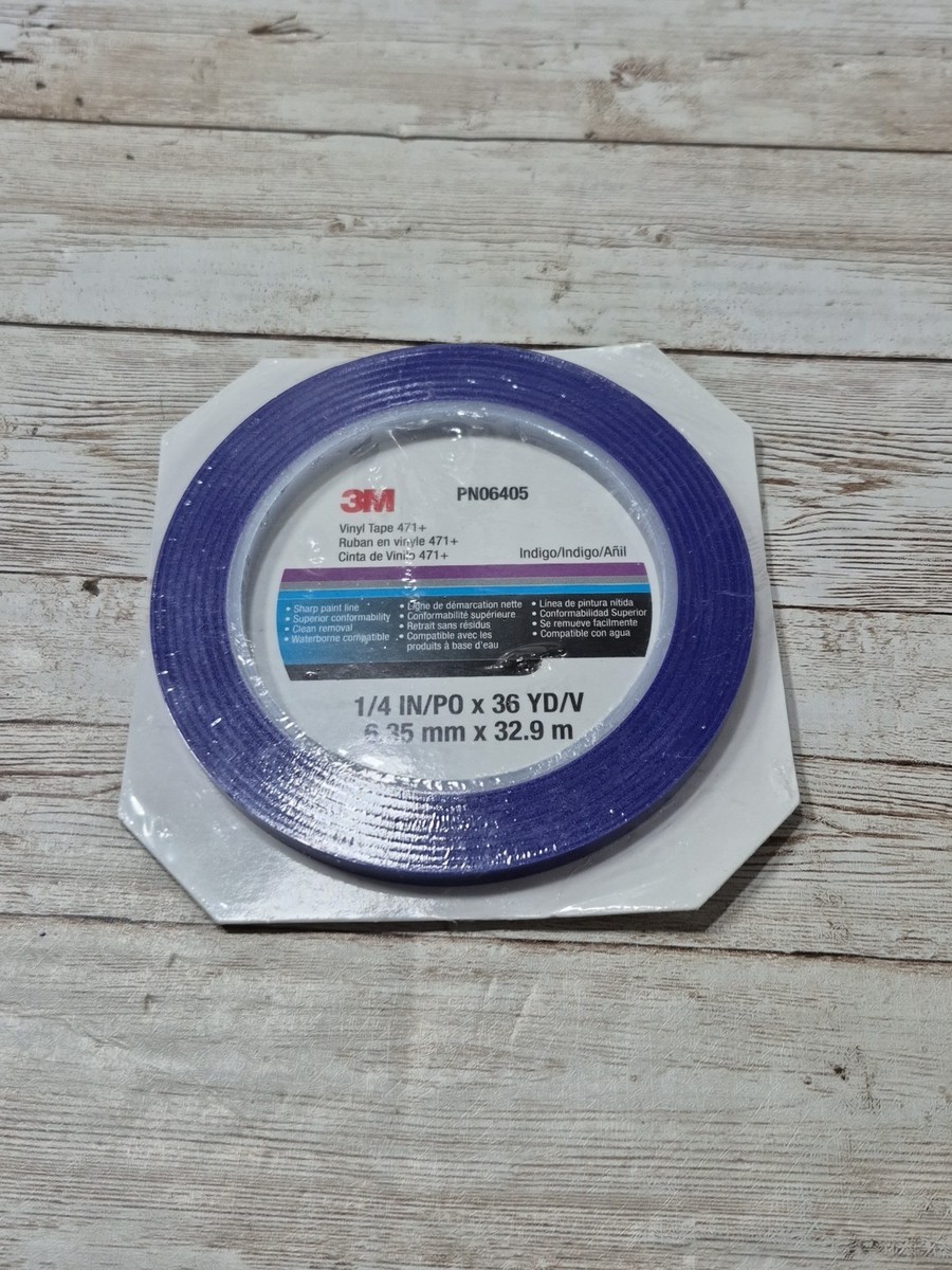 1/4 In/po X 36 Yd/v Scotch Blue Fine Line Plastic Striping Tape