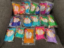 MCDONALDS TY BEANIE BABIES COMPLETE SET 1-17 NEW SEALED 2000