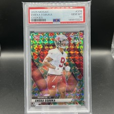 2025 Mosaic Emeka Egbuka Rookie Cookie SSP Case Hit PSA 10 POP 2