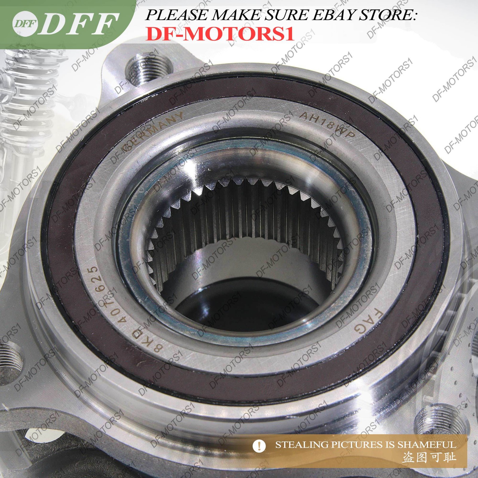 4M0498625G FAG 2x Front Rear Wheel Hub Bearing Assembly OEM For Audi Q5 quattro