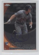 2010 Topps Chrome Rookie Auto Brennan Boesch #182 Auto 2u6