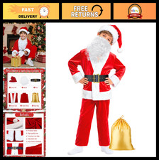 Kids Santa Costume - Children's Santa Claus Suit, Holiday Outfit for Christmas F
