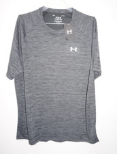 Under Armour Charcoal Gray The Tech Tee Shirt Mens Sz L Loose