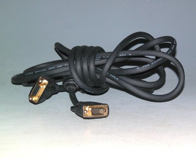 Gigaware 10-ft. Durable Serial Cable 15 Pins For Computer - Monitor - Printer