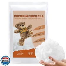 JNENERY 60g/2.11OZ Fiber Fill Stuffing, Stuffing for Stuffed Animals, Recycle