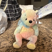 Ty Mellow Pastel Bear Plush Beanie Babies Stuffed Animal