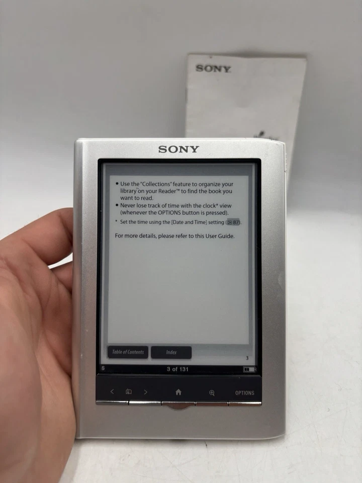 Sony PRS-350 Digital Book Reader w Manual *WORKS* Bundle - Image 4 of 4