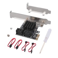 SATA Card 4 Port with 4 SATA Cables, 6 Gbps SATA 3.0 Controller PCI Express Expr