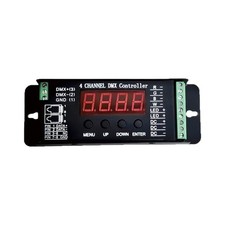 For DMX Decoder 4CH 5A Output Constant Voltage for RGBW and Dual Color LED