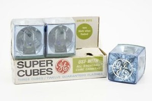 General Electric GE Super Cube Pack (3) Flash Bulbs