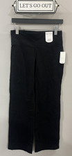 Xersion Pants Womens Large Black Bootcut High Rise Quick Dri Yoga Tummy Control