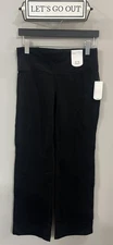 Xersion Pants Womens Large Black Bootcut High Rise Quick Dri Yoga Tummy Control