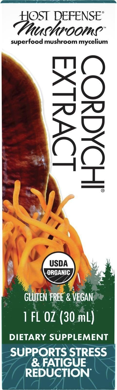 Экстракт Fungi PerfectiHost Defense CordyChi жидкость 1 жидкая унция 4090₽