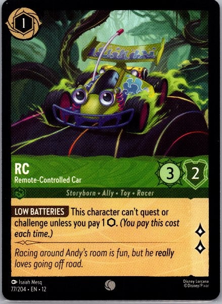 RC 77/204 Wilds Unknown Common NM Lorcana