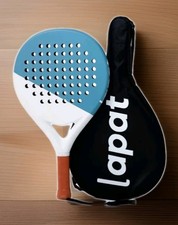 LAPAT Padel Racket with Cover Bag - Carbon Surface with EVA Memory Foam- Paddle
