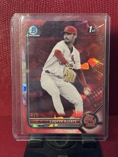 2022 Bowman Chrome Draft Sapphire Edition Cooper Hjerpe #BDC-95 RED /5 (RC)