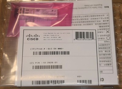 NEW Sealed   GLC-SX-MMD 1000BASE-SX SFP 850nm 550m LC MMF Transceiver Module *vv