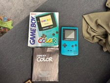 Nintendo Game Boy Color Console - Teal - Boxed/Manual - Working