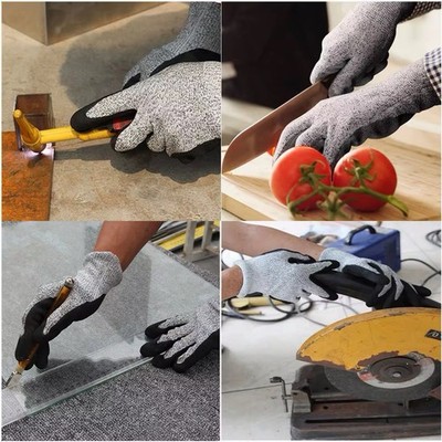Level 5 Cut Resistant Gloves EN388 Food Prep Kitchen Work Safety 10 Pairs